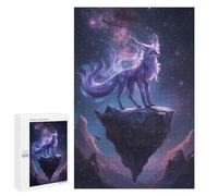 Rompecabezas 1000 PCS para Adolescentes Celestial Fox on Floating Island Rompecabezas DIY Juguetes Una Obra De Arte como Regalo para Toda La Familia 1000 PCS