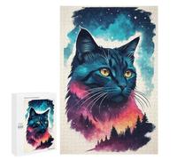 Rompecabezas 1000 PCS para Adolescentes Celestial Whiskers Rompecabezas para Adultos Juego Práctico Arte De Pared Desafiante De Completar 1000 PCS