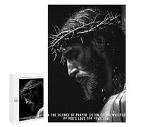Rompecabezas 1000 PCS para Adolescentes Christ Poster Catholic Rompecabezas Juego De Ingenio Aliviador De Estrés Desafiante para Completar 1000 PCS