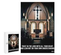 Rompecabezas 1000 PCS para Adolescentes Christian Quote of Bible 6 Rompecabezas Juego De Ingenio Aliviador De Estrés Desafiante para Completar 1000 PCS