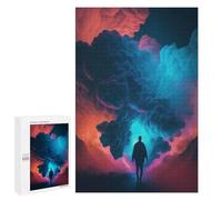 Rompecabezas 1000 PCS para Adolescentes Clouds of Color A Digital Artwork Rompecabezas para Adultos Juego Familiar Una Obra De Arte como Regalo para Toda La Familia 1000 PCS