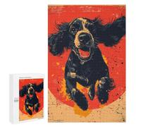 Rompecabezas 1000 PCS para Adolescentes Cocker Spaniel Rompecabezas para Adultos Juego Práctico Pero Divertido Y Humorístico para Cumpleaños, Navidad 1000 PCS
