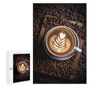 Rompecabezas 1000 PCS para Adolescentes Coffee Latte Art Rompecabezas para Adultos Juego Práctico Pero Divertido Y Humorístico para Cumpleaños, Navidad 1000 PCS