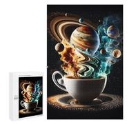 Rompecabezas 1000 PCS para Adolescentes Coffee Planet 4 Rompecabezas para Adultos Juego Familiar Una Obra De Arte como Regalo para Toda La Familia 1000 PCS