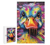 Rompecabezas 1000 PCS para Adolescentes Colorful Duck Painting Rompecabezas para Adolescentes Juegos Divertidos Ensamblaje De Patrones Ayuda Al Cerebro A Ejercitarse 1000 PCS
