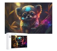 Rompecabezas 1000 PCS para Adolescentes Colorful Fantasy Pup Rompecabezas para Adolescentes Juegos Divertidos Ensamblaje De Patrones Ayuda Al Cerebro A Ejercitarse 1000 PCS