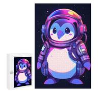 Rompecabezas 1000 PCS para Adolescentes Cool Astronaut Penguin Rompecabezas para Adultos Juego Práctico Decoración del Hogar Cumpleaños Y Navidad 1000 PCS