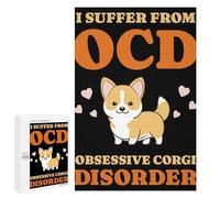 Rompecabezas 1000 PCS para Adolescentes Corgi Dog Lover Rompecabezas para Adultos Juegos De Relajación Vacaciones En Casa Matar El Tiempo 1000 PCS
