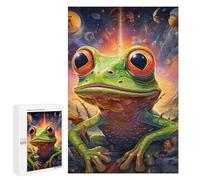 Rompecabezas 1000 PCS para Adolescentes Cosmic Frog Fantasy Rompecabezas para Adultos Juego Familiar Carrera De Velocidad De Manos Regalos para Reducir El Estrés 1000 PCS