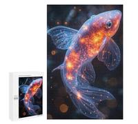 Rompecabezas 1000 PCS para Adolescentes Cosmic Goldfish Rompecabezas para Adultos Juego Práctico Arte De Pared Desafiante De Completar 1000 PCS