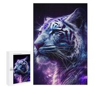 Rompecabezas 1000 PCS para Adolescentes Cosmic Tiger Portrait-12 Rompecabezas para Adultos Juegos Relajantes Difícil Difícil Desafío Educativo 1000 PCS