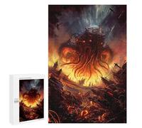 Rompecabezas 1000 PCS para Adolescentes Cthulhu Rising The End Times Rompecabezas para Adultos Juegos Divertidos Una Obra De Arte Ayuda A Ejercitar El Cerebro 1000 PCS