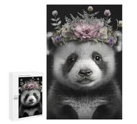 Rompecabezas 1000 PCS para Adolescentes Cute Baby Fluffy Panda Rompecabezas para Adultos Juego Práctico Arte De Pared Desafiante De Completar 1000 PCS