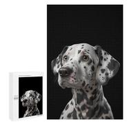 Rompecabezas 1000 PCS para Adolescentes Dalmatian Dog Portrait Rompecabezas para Adultos Juego Práctico Pero Divertido Y Humorístico para Cumpleaños, Navidad 1000 PCS