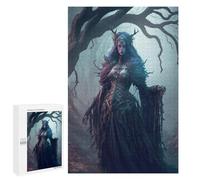 Rompecabezas 1000 PCS para Adolescentes Dark Forest Mystic Rompecabezas para Adultos Juguete Decoración De Pared Mejora La Memoria Ayuda A Ejercitar El Cerebro 1000 PCS