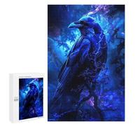 Rompecabezas 1000 PCS para Adolescentes Dark Raven in Forest Rompecabezas DIY Juguetes Una Obra De Arte como Regalo para Toda La Familia 1000 PCS