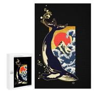 Rompecabezas 1000 PCS para Adolescentes Dark Wave of Kangawa Rompecabezas DIY Juguetes Una Obra De Arte como Regalo para Toda La Familia 1000 PCS