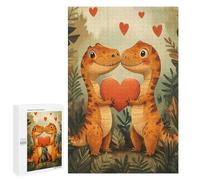 Rompecabezas 1000 PCS para Adolescentes Dinosaur Love Rompecabezas para Adultos Juego Práctico Pero Divertido Y Humorístico para Cumpleaños, Navidad 1000 PCS