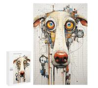 Rompecabezas 1000 PCS para Adolescentes Dog Modern Abstract Art Rompecabezas para Adolescentes Juguetes DIY Decoración De Pared Ayuda A Ejercitar El Cerebro 1000 PCS