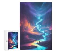 Rompecabezas 1000 PCS para Adolescentes Enchanted River Landscape Rompecabezas para Adultos Juego Práctico Regalo De Cumpleaños Regalo De Cumpleaños, Regalos, 1000 PCS