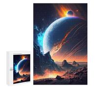 Rompecabezas 1000 PCS para Adolescentes Fantasy Anime Landscape Rompecabezas Juego De Ingenio Aliviador De Estrés Desafiante para Completar 1000 PCS