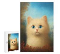 Rompecabezas 1000 PCS para Adolescentes Fluffy Kitten Rompecabezas DIY Juguetes Una Obra De Arte como Regalo para Toda La Familia 1000 PCS