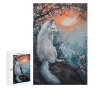 Rompecabezas 1000 PCS para Adolescentes Fox Magical Fairy Tale Sun Rompecabezas para Adultos Juguetes De Bricolaje Análisis Y Lógica Trato como Regalos para Toda La Familia 1000 PCS