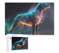 Rompecabezas 1000 PCS para Adolescentes Galactic Canine A Cosmic Dog in Space Rompecabezas para Adultos Juego De Ingenio Análisis Y Lógica 1000 PCS