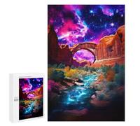 Rompecabezas 1000 PCS para Adolescentes Galactic Desert Oasis -1 Rompecabezas para Adultos Juegos Relajantes Difícil Difícil Desafío Educativo 1000 PCS
