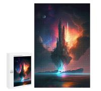Rompecabezas 1000 PCS para Adolescentes Galactic Gateway -1 Rompecabezas para Adultos Juego Familiar Decoración del Hogar para Cumpleaños, Navidad 1000 PCS