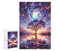 Rompecabezas 1000 PCS para Adolescentes Galactic Glade Reflections Rompecabezas para Adultos Juegos De Relajación Vacaciones En Casa Matar El Tiempo 1000 PCS
