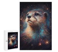Rompecabezas 1000 PCS para Adolescentes Galactic Otter Majesty -2 Rompecabezas para Adolescentes Análisis Y Lógica Entrena Tu Cerebro Y Tus Manos Juego De Desafío Único 1000 PCS