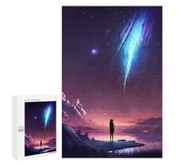 Rompecabezas 1000 PCS para Adolescentes Galactic Sunset Gaze Rompecabezas Juego De Ingenio Aliviador De Estrés Desafiante para Completar 1000 PCS