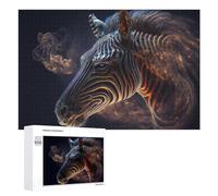 Rompecabezas 1000 PCS para Adolescentes Galactic Zebra Cosmic Artistry -1 Rompecabezas para Adolescentes Juegos Divertidos Ensamblaje De Patrones Ayuda Al Cerebro A Ejercitarse 1000 PCS