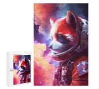Rompecabezas 1000 PCS para Adolescentes Galaxy Red Panda Rompecabezas para Adultos Juego Familiar Decoración del Hogar para Cumpleaños, Navidad 1000 PCS