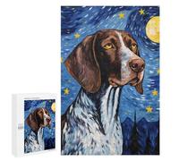 Rompecabezas 1000 PCS para Adolescentes German Shorthaired Pointer Rompecabezas para Adultos Juguete Decoración De Pared Difícil Difícil Desafiante De Completar 1000 PCS