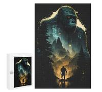 Rompecabezas 1000 PCS para Adolescentes Giant in The Forest Rompecabezas para Adultos Juego Familiar Decoración del Hogar para Cumpleaños, Navidad 1000 PCS