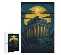 Rompecabezas 1000 PCS para Adolescentes Greece Athens Travel Art Rompecabezas Juegos Familiares Ensamblaje De Patrones Cumpleaños Y Navidad 1000 PCS