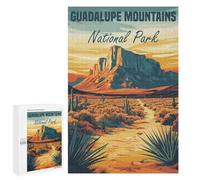 Rompecabezas 1000 PCS para Adolescentes Guadalupe Mountains National Park Rompecabezas para Adultos Juego Práctico Arte De Pared Desafiante De Completar 1000 PCS