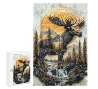 Rompecabezas 1000 PCS para Adolescentes Guardian of The Golden Sun Rompecabezas Juego De Ingenio Aliviador De Estrés Desafiante para Completar 1000 PCS