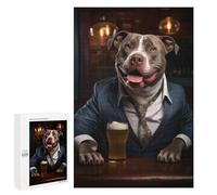 Rompecabezas 1000 PCS para Adolescentes Happy XL Bully in The Pub Rompecabezas para Adultos Juego Práctico Pero Divertido Y Humorístico Regalo De Cumpleaños, Regalos, 1000 PCS