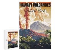 Rompecabezas 1000 PCS para Adolescentes Hawaii Volcanoes National Park Rompecabezas para Adultos Juguetes DIY para La Diversión Familiar Ayuda A Ejercitar El Cerebro 1000 PCS