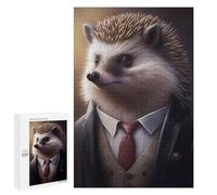 Rompecabezas 1000 PCS para Adolescentes Hedgehog Suit Animal Rompecabezas DIY Juguetes Una Obra De Arte como Regalo para Toda La Familia 1000 PCS