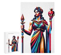 Rompecabezas 1000 PCS para Adolescentes Hera Queen of The Gods Rompecabezas para Adultos Juegos Familiares Carrera De Velocidad De Manos para Cumpleaños, Navidad 1000 PCS