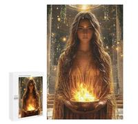 Rompecabezas 1000 PCS Para Adolescentes Hestia, Goddess of The Hearth - Keeper of The Sacred Flame Rompecabezas Para Adultos Juegos Familiares Carrera De Velocidad De Manos Para Cumpleaños, Navidad 10