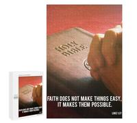 Rompecabezas 1000 PCS para Adolescentes Holy Bible Quote Rompecabezas para Adultos Juegos De Relajación Vacaciones En Casa Matar El Tiempo 1000 PCS