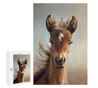 Rompecabezas 1000 PCS para Adolescentes Horse Pastel Crown Rompecabezas para Adultos Juego Práctico Pero Divertido Y Humorístico Regalo De Cumpleaños, Regalos, 1000 PCS