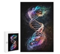 Rompecabezas 1000 PCS para Adolescentes Human DNA in The Space V5 Rompecabezas Juegos Familiares Ensamblaje De Patrones Cumpleaños Y Navidad 1000 PCS
