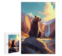 Rompecabezas 1000 PCS para Adolescentes Into The Wild Bear King Rompecabezas para Adultos Juego Práctico Regalo De Cumpleaños Regalo De Cumpleaños, Regalos, 1000 PCS