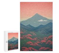 Rompecabezas 1000 PCS para Adolescentes Japanese Mountain Flower Rompecabezas para Adultos Juego Práctico Regalo De Cumpleaños Regalo De Cumpleaños, Regalos, 1000 PCS